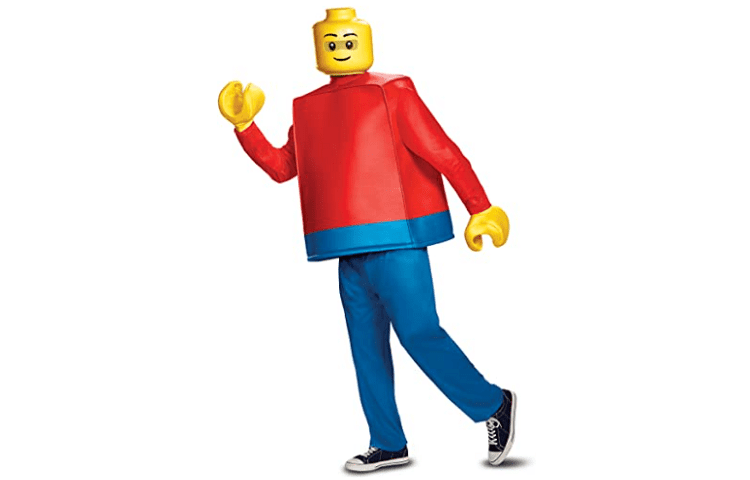 Deluxe Lego Adult Lego Guy Costume