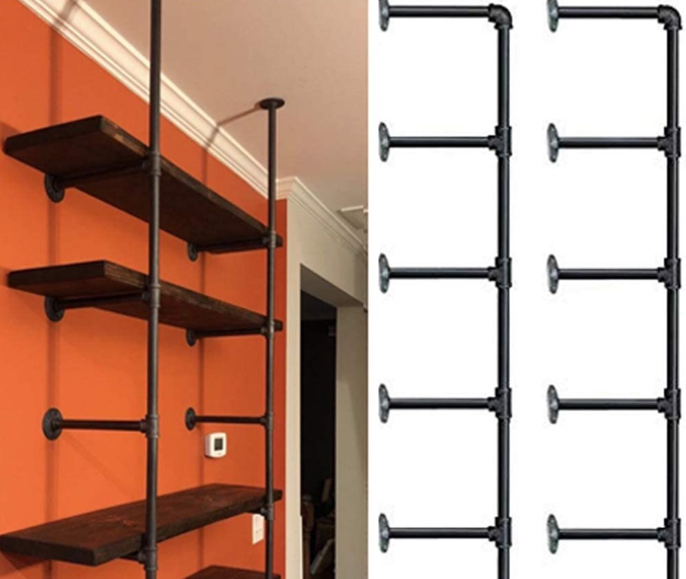 Industrial Retro Iron Pipe Shelf