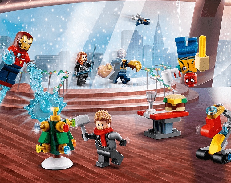 LEGO Marvel The Avengers Advent Calendar Contents