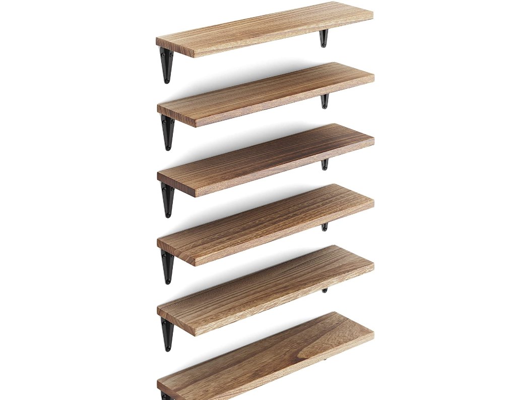 Wallniture Arras Wood Wall Shelves