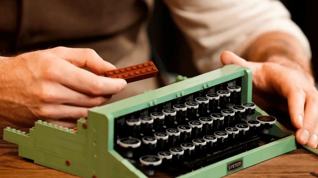 lego typewriter