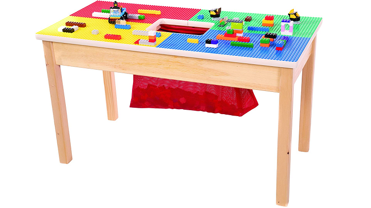 LEGO Compatible Table with Built-in Storage