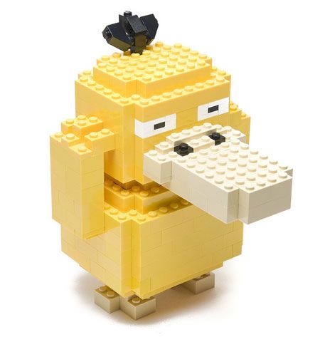 This Psyduck Figure Lego Pokemon You Can Make in Thirty Minutes​​