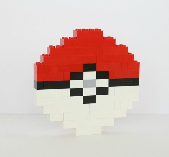 2D LEGO Pokeball