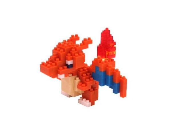 Lego Pokemon Charizard in Pixels