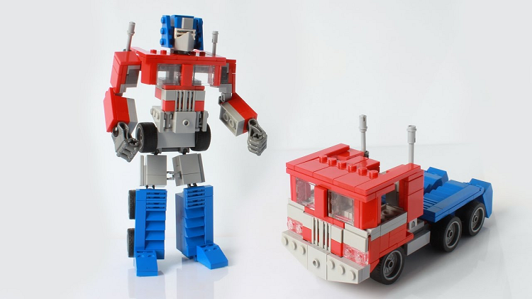 DIY Optimus Prime LEGO