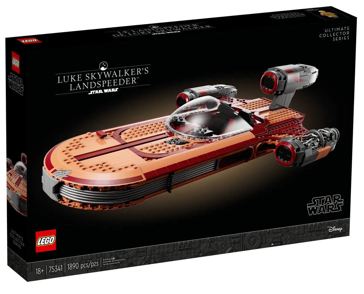 Luke's LandSpeeder Lego Toy