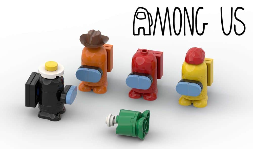 Among us toys discount lego