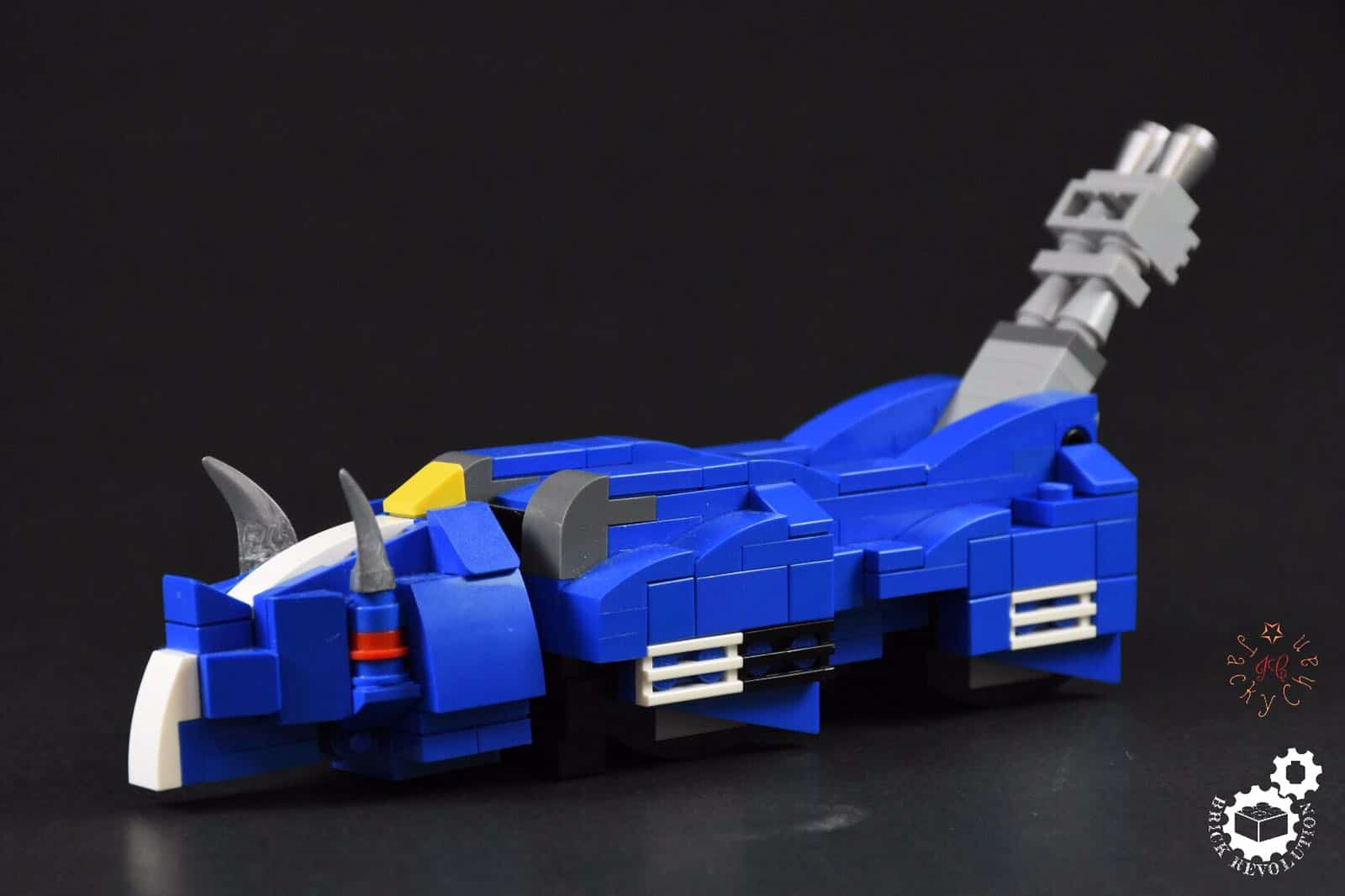 LEGO Power Rangers blue triceratops zord