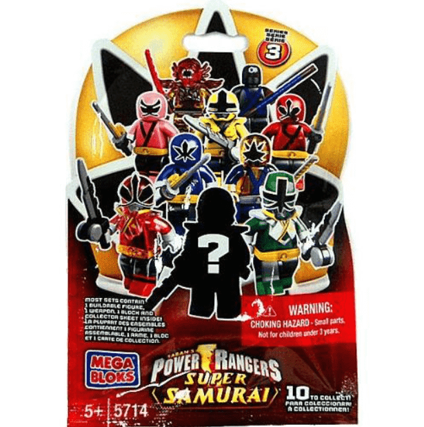 mega bloks power rangers super samurai series 3 minifigure mystery pack