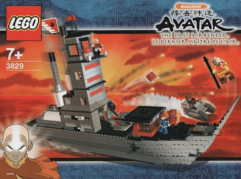 LEGO Fire Nation Ship Set 3829