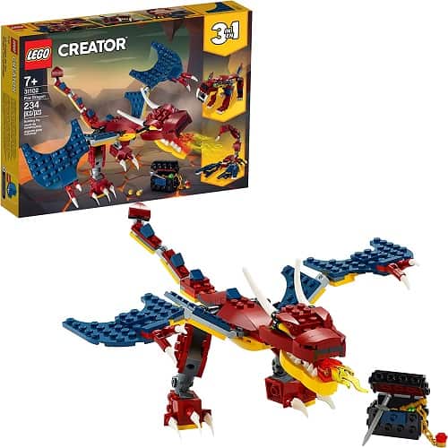 Fire dragon lego set