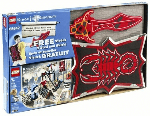 LEGO grand tournament with sword and shield Set 65642