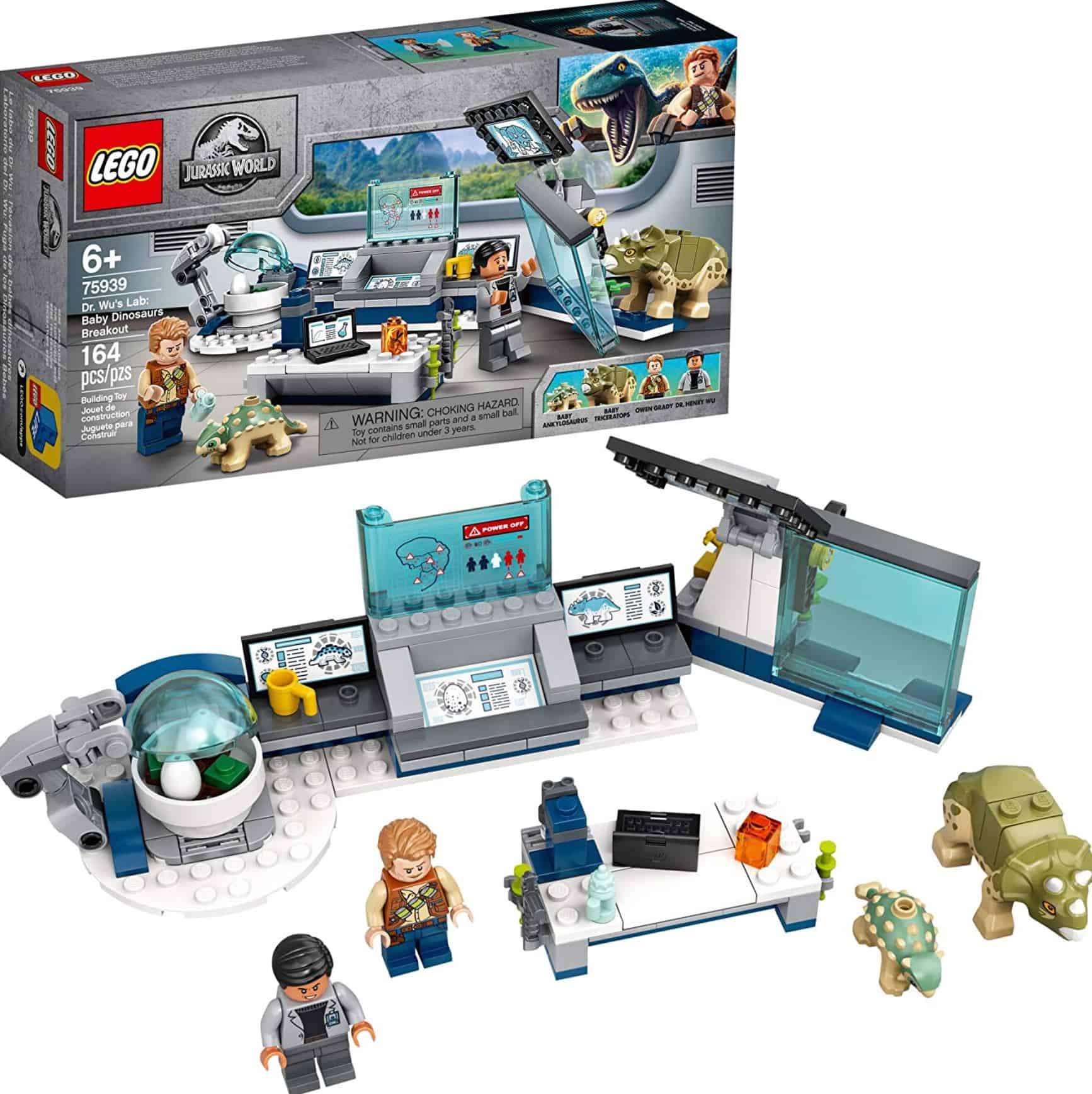 Jurassic World - Dr. Wu's Lab lego set