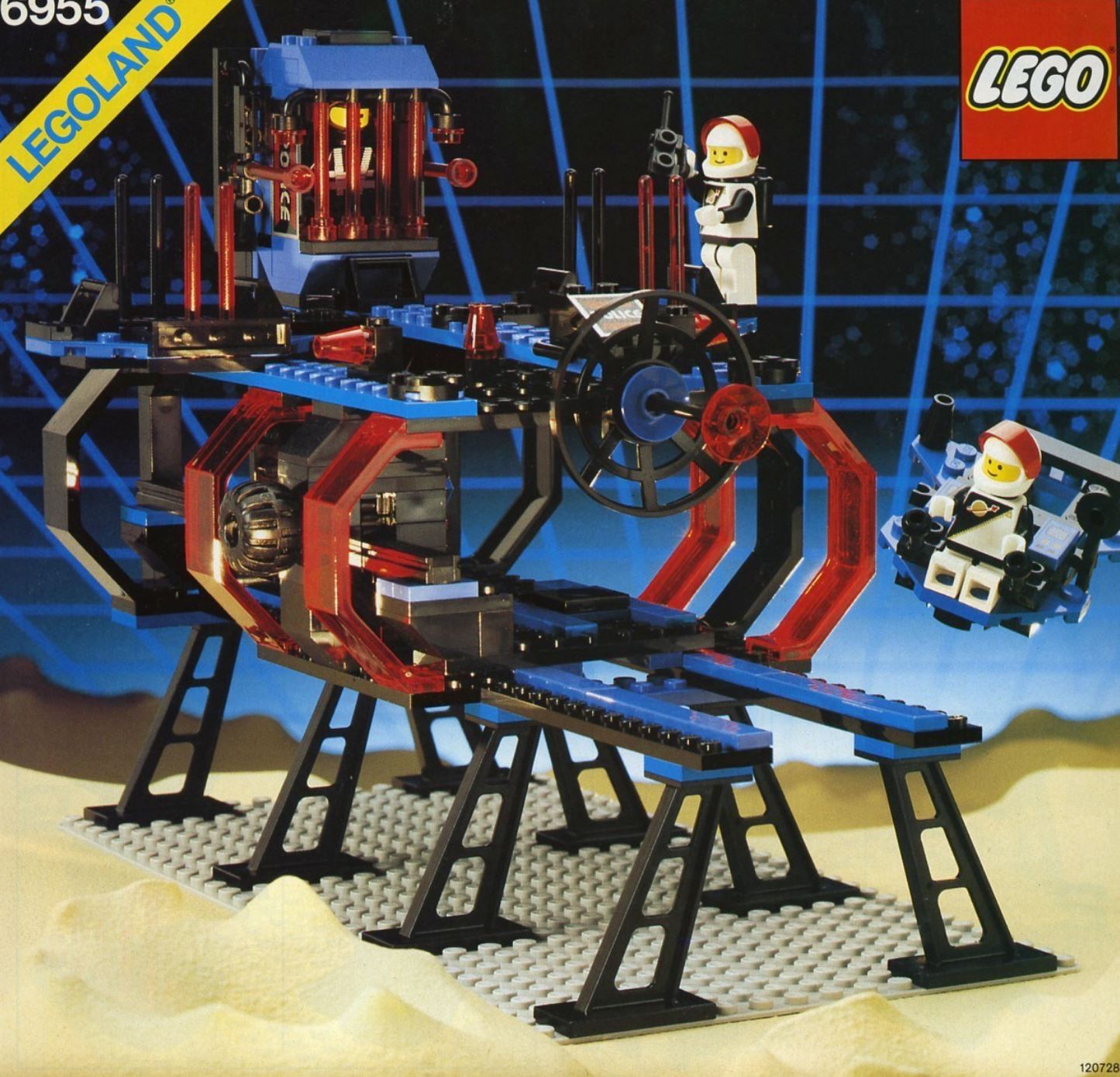 Space Isolation Lockup LEGO Space Police set 6955