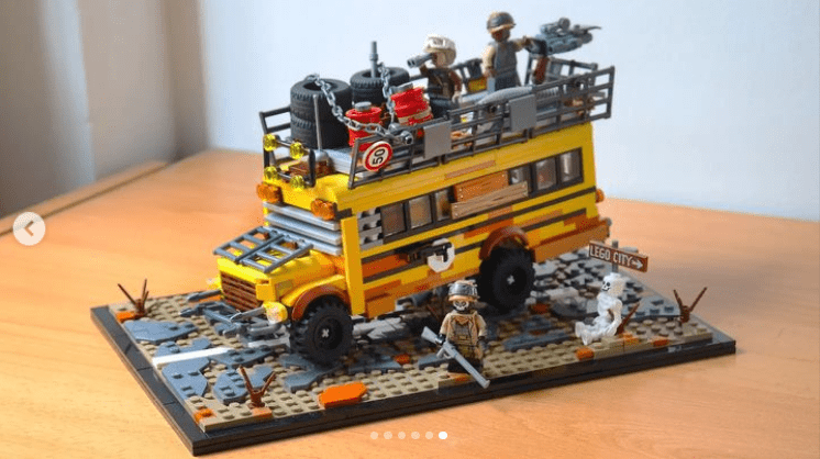 LEGO Zombie Ideas zombie apocalypse school bus