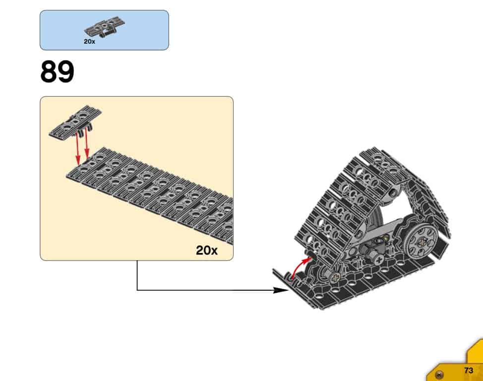 Treads for LEGO's WALL-E 