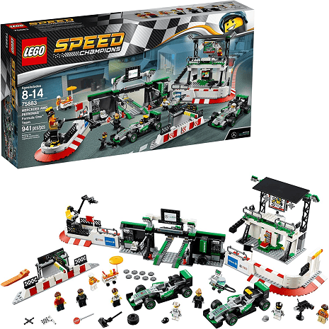 Best LEGO Formula 1 Sets Mercedes AMG Petronas Formula One Team (75883)