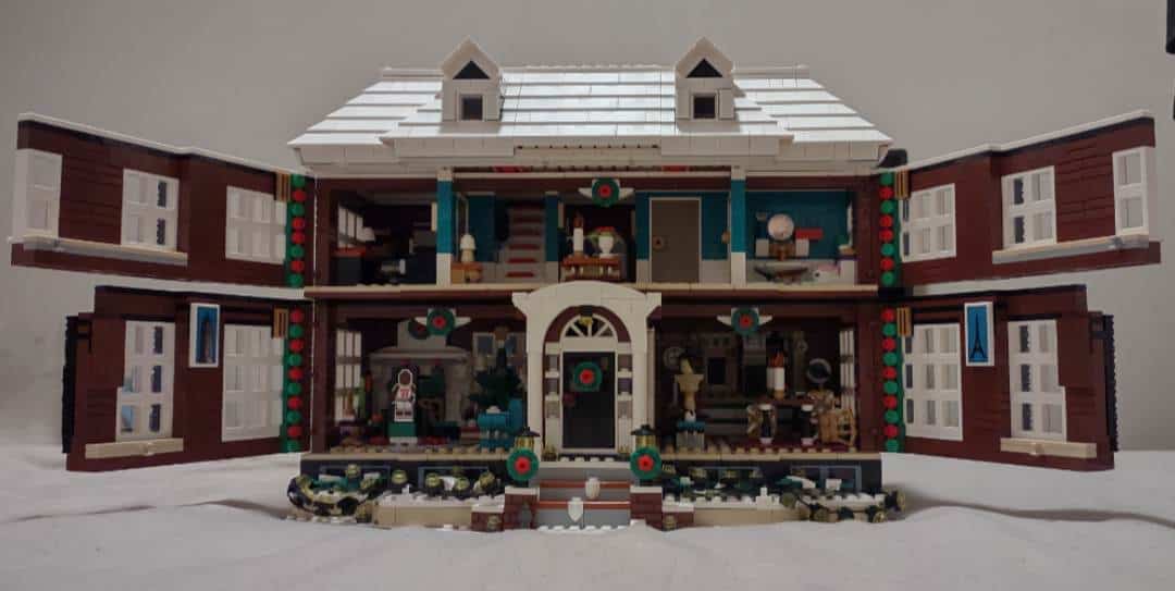 lego home alone open walls