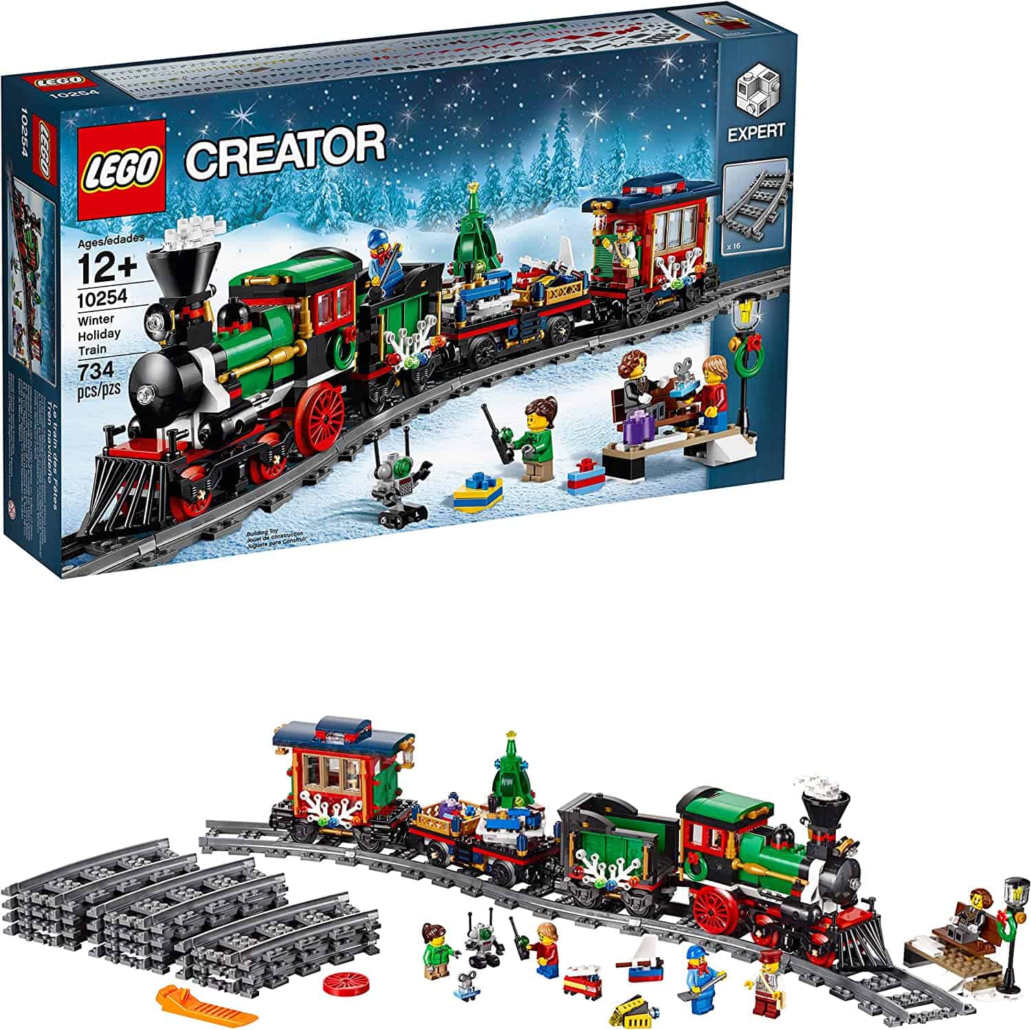 Best LEGO Train Sets winter holiday train