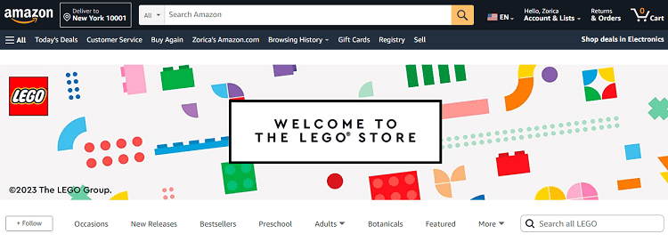 Where to Find LEGO Deals Online amazon lego store