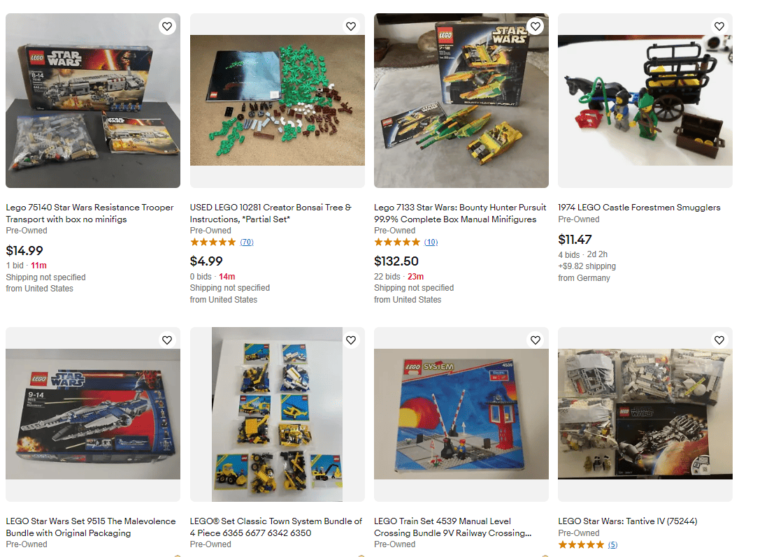 Where to Sell LEGOs Online Where to Sell LEGOs Online ebay