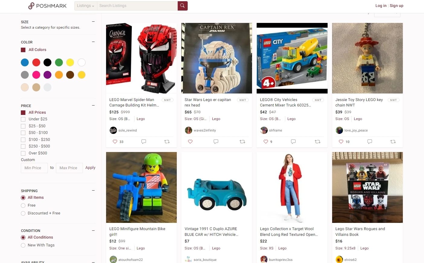 poshmark Where to Sell LEGOs Online